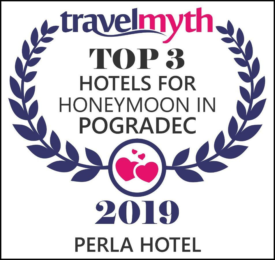 Perla Hotel Pogradec Buitenkant foto